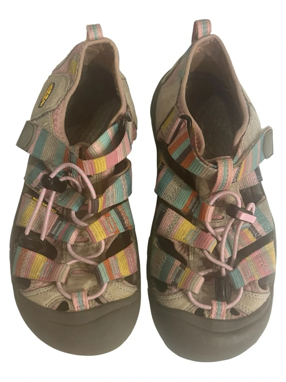 KEEN Newport H2 Girls Size 3 Multicolor Waterproof Sport Sandals